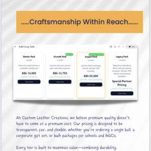 Custom Hand Stitched Pure Leather Balls